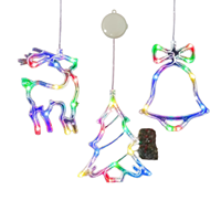 Luz Decorativa Navideña con Motivo de Reno 2D y Copo de Nieve, para Decoración Navideña, Venta Directa de Fábrica