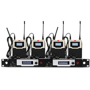 Système de moniteur intra-auriculaire professionnel UHF sans fil à 2 canaux pour les musiciens de studio d'enregistrement de scène - Product Image 1