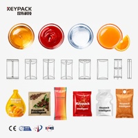 Machine d'emballage de jus en sachets préformés, machine verticale automatique de remplissage et de scellage de liquides, Keypack