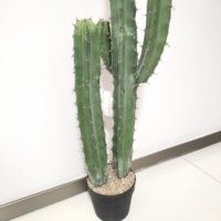 Cactus artificiel Bonsaï en forme de pilier, arbustes écologiques, durables, aspect naturel, utilisation intérieure/extérieure, décoration d'hôtel, 90 cm