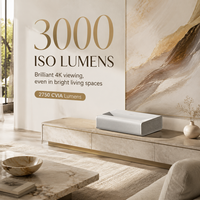 Projecteur laser triple couleur XGIMI MIRA 4K Pro 3000 ISO 4K UHD 0.175:1 à ultra courte focale DLP Smart Home Cinéma