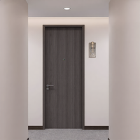 Ensemble de portes acoustiques personnalisées pour hôtel, porte en bois à double arrêt avec cadre pour les Philippines, la Malaisie et l'Indonésie