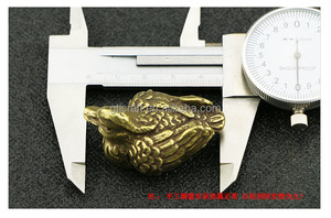 Embout en cuivre pur CA329, 1 pièce à poignée en laiton antique, petit ornement, cadeau de mariage, <span class=keywords><strong>prix</strong></span> d'usine - Product Image 6