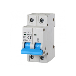 Interruptor Automático en Miniatura Gloca 2P 10A 220V Curva C Montaje en Riel IEC60898-1 - Product Image 1