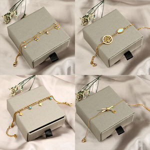 <span class=keywords><strong>Bracelet</strong></span> de couple double couche en acier titane pour femme, <span class=keywords><strong>bracelet</strong></span> assorti en acier inoxydable gravé sur mesure, résistant au ternissement - Product Image 3