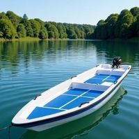 Bateau de luxe personnalisé à double pont 2026, coque en fibre de verre, moteur hors-bord 6,3 m pour la croisière, la pêche et les loisirs