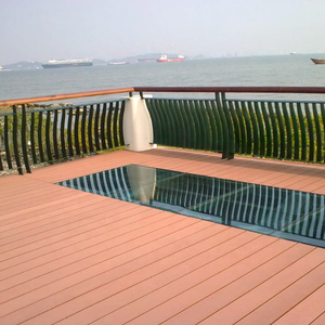 Tùy chỉnh Interlock <span class=keywords><strong>WPC</strong></span> ngoài trời <span class=keywords><strong>decking</strong></span> 3D dập nổi hạt gỗ composite <span class=keywords><strong>decking</strong></span> Board Gỗ nhựa kết cấu sàn - Product Image 6