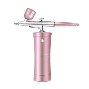 Custom New Makeup Airbrush Machine Spray Gun Facial Airbrush Set Nail Airbrush For Make Up Nail Art Paint