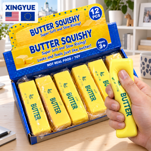 XINGYUE Kawaii De Comida, Juguetes Sensoriales y Montessori para la Primera Infancia, para Niños con <span class=keywords><strong>Autismo</strong></span>, Juguetes Blandos de Mantequilla - Product Image 1