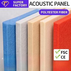 Panel Acústico de Fibra de Poliéster Insonorizante, Panel de Fieltro PET Acústico, Producción en Fábrica - Product Image 4