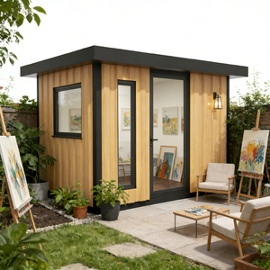 Module ADU moderne pour <span class=keywords><strong>garage</strong></span>, unité de jardin, espace modulaire préfabriqué élégant pour bureau, studio ou maison d'hôtes, installation compacte et facile - Product Image 3