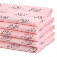 Papier d'emballage en tissu noir de luxe imprimé à l'or sur mesure, 17 g/m², personnalisé, biodégradable, pour vêtements
