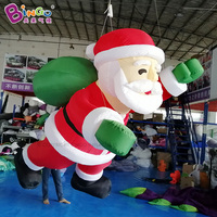 Décorations de Noël gonflables pour l'extérieur, Père Noël gonflable personnalisé pour la cour, Noël, fêtes de fin d'année