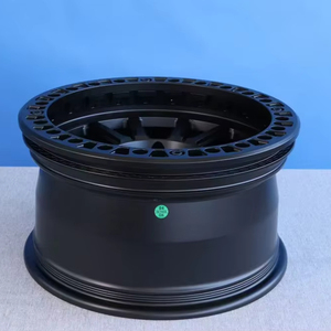Jantes en alliage forgé Beadlock noires de 17 et 18 pouces pour tout-terrain, 6x139.7 5x127, robustes, pour modification de voitures tout-terrain 4x4, SUV et camions - Product Image 6