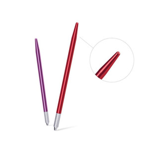 Stylos de tatouage professionnels stérilisés, Machine de maquillage permanente, outils Tebori à sourcils, en aluminium, microblading - Product Image 4