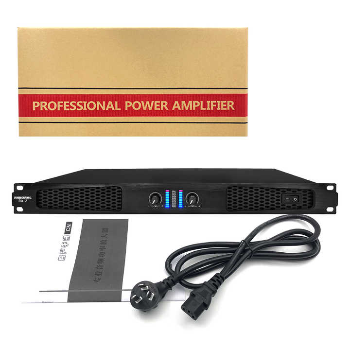 RA-2 2チャンネルオーディオアンプ650W * 4プロフェッショナル1u 