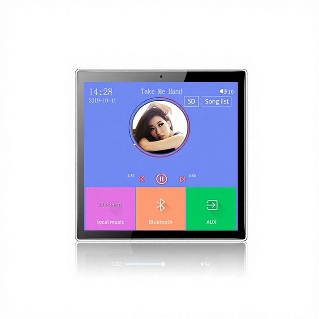 YDD Tuya 4 Inch Background Music Host Touchscreen Ceiling Controller Alexa Google Home Whole House App Control