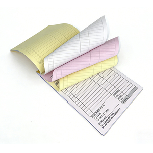 Carnet de reçus autocopiants personnalisé en gros, 2 feuillets, 3 plis, carnet de vente, papier NCR commercial, facture, duplicata, bon de livraison - Product Image 3