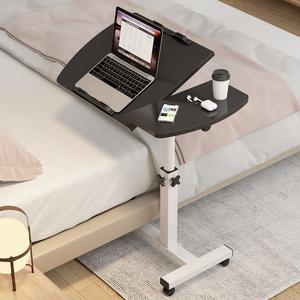 Height-Adjustable Movable Bedside Computer <b>Desk</b> <b>Bedroom</b> Laptop Study <b>Desk</b> with Rotating Office Features for Home Use - Product Image 5