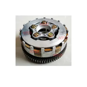 5 Baut 6 Pelat Cakram Gesekan Assy Upgrade Motor Drum Sentrifugal Kopling Hub Rakitan Rumah CG200 CG250 Lifan Engine