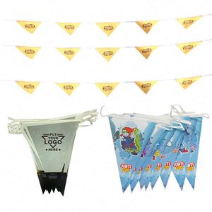 Banderas Personalizadas de 14x21 cm con Diseño y Patrón a Medida, Bandera Colgante de Poliéster - Product Image 1