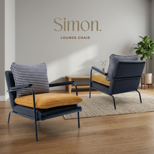 Fauteuil d'appoint moderne en similicuir rembourré avec pieds en métal pour salon et mobilier de maison - Product Image 2