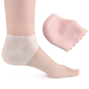 Meias de silicone para cuidados com os pés, 1 par de meias hidratantes para os pés rachados, para cuidados com a pele, protetores anti-craquelamento - Product Image 2