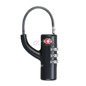 Cadenas à code TSA pour bagages, en acier allié, avec câble métallique, sans finition, fournis par le fabricant de Foshan - Product Image 5