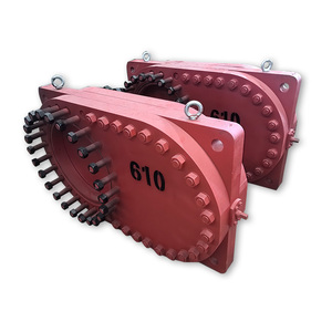 Compuerta de RF con Brida Dentada Manual de 30'' ANSI Clase 600 de Buena Calidad, Tipo Sándwich TDW para Conexión en Caliente y Corte de Línea - Product Image 3