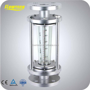 Rotámetro de área variable KIO para tubos de vidrio, tuberías de ácido químico, aire, agua y líquidos, con brida para alta temperatura, para gas o líquido - Product Image 4