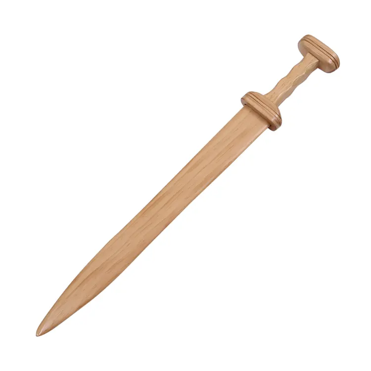 Espada de gladius de madera, bambú, romana, Medieval