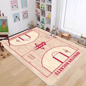 <span class=keywords><strong>Tapis</strong></span> <span class=keywords><strong>NBA</strong></span> Home Design Cartoon Crystal Velvet Machine Made Stain Resistant Non-Slip Pet Friendly Carpet for Children Room - Product Image 1