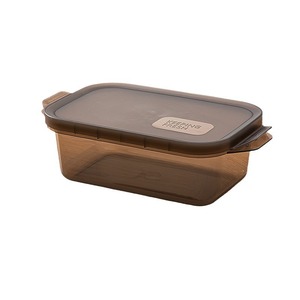 Food Storage <b>Containers</b> Rectangular Airtight Clip-on Lid 300ml 600ml 1100ml For <b>Refrigerator</b> Use - Product Image 3