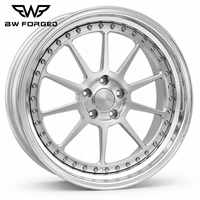 Velg Mobil Custom Deep Concave Monoblock/2-piece Forged 5x114.3 5x130 5x120 5x112 18 19 20 Inch untuk BMW AUDI Tesla
