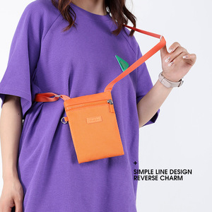 Nueva Mini Bolsa para Teléfono para Mujer, Bandolera con Correa para el Cuello, Monedero, Estilo Coreano, Versátil, de Nailon y Lona, Bolsos de Hombro - Product Image 5