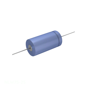 ตัวเก็บประจุแบบมีรูผ่าน75 uF 25V แกน th 75 uF ตัวเก็บประจุแบบ NLW75-25 - Product Image 1