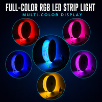 Bande lumineuse LED RVB pleine couleur BOND AC110V 220V 3535 60 LED par mètre en silicone solide avec fonctionnement automatique et contrôleur en option