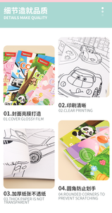Libro da Colorare Personalizzato con Rilegatura a Punto Metallico, Stampa Offset, Design Artistico Modificato di <span class=keywords><strong>Auto</strong></span> Sportive da Corsa per Bambini e Adulti, Regalo per Disegno - Product Image 4