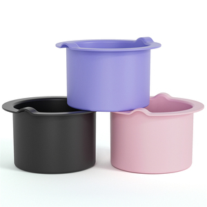 หม้อซิลิโคน450มล. ที่อุ่นขี้ผึ้งใช้ใหม่ได้ - Product Image 1