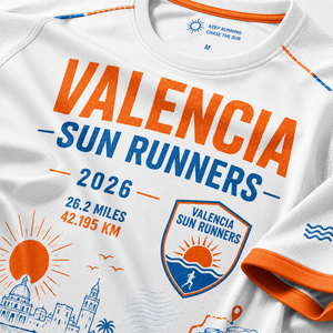Camiseta Personalizada para Maratón de Playa, Transpirable y Ligera, Ropa Deportiva para Corredores Costeros - Product Image 5