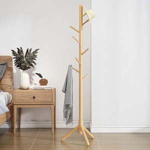 Hanging Hats, Storing Artifacts, Solid <b>Wood</b> <b>Clothes</b> <b>Rack</b> - Product Image 3