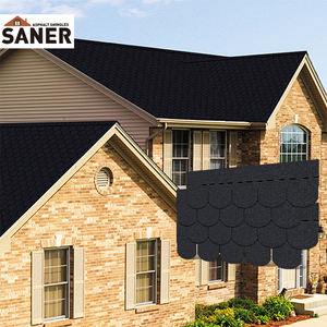 하이 퀄리티 세련된 저울 디자인 건축 자재 리조트 용 여러 가지 빛깔의 방풍 저울 아스팔트 지붕 글 - Product Image 6