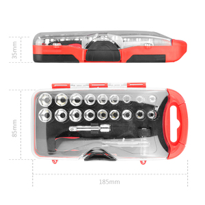 Bộ Công Cụ Ổ Cắm Tay Cầm 124 Cái, Bộ Công Cụ Ổ Cắm Cờ Lê Ổ Cắm Dụng Cụ Cho Xe Hơi - Product Image 5