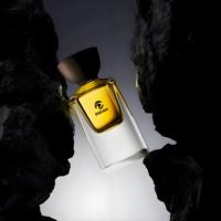 Envase de Perfume Cuadrado de Lujo Personalizado de Fábrica, Base Gruesa, 30ml 50ml 100ml, con Pulverizador y Tapa de Madera