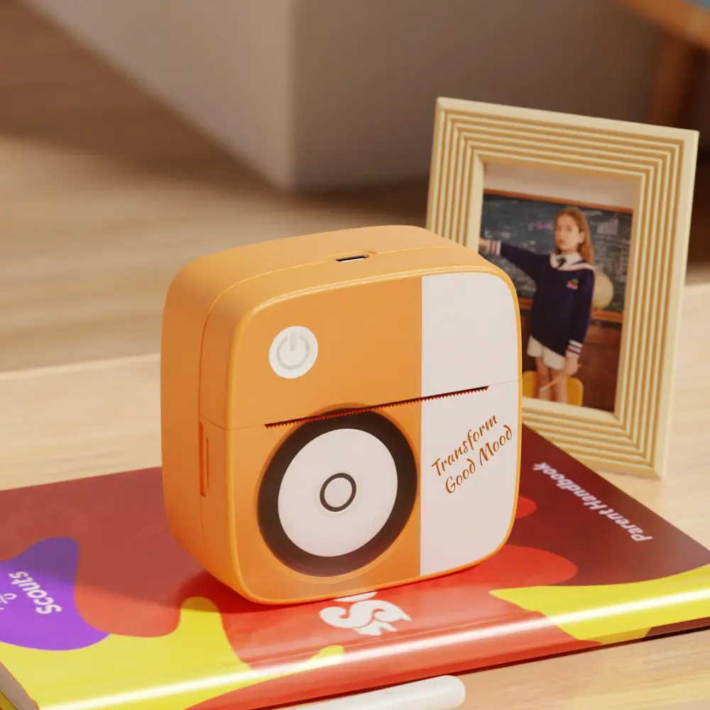 2024 New nhãn nhiệt Photo Sticker Mini Máy in di động cầm tay Pocket không dây máy in di động