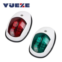 Feu de navigation LED 12V, lampe d'avertissement étanche, indicateur latéral droit et gauche pour bateau, yacht, camion, remorque, fourgon