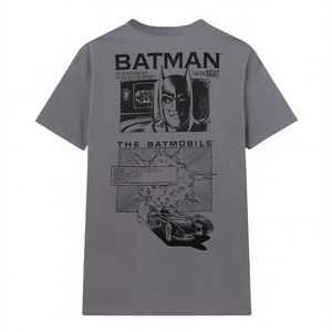 T-shirt Batman The Night grigia con design a fumetti, prodotto ufficiale con licenza - Product Image 1
