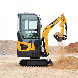 Mini-excavatrice sur chenilles blanche China Somate, certifiée CE ISO EPA EURO5, avec moteur Koop, boîte de vitesses PLC, pompe hydraulique, moteur, garantie 1,5 an - Product Image 2