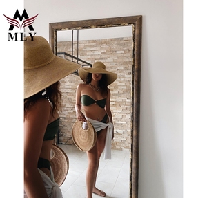 MLY Últimas Popular Two-Piece Print <span class=keywords><strong>Bikini</strong></span> Sexy Beachwear Sports Swimwear para Mulheres - Product Image 3