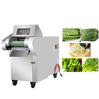 Totalmente automático, patata, zanahoria, pepino, tomate, rábano, cebolla, okra, máquina rebanadora, máquina cortadora de frutas y verduras